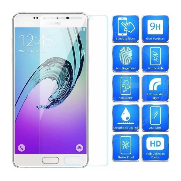 2-PACK Samsung A5 2017 Härdat glas 0.26mm 2.5D 9H
