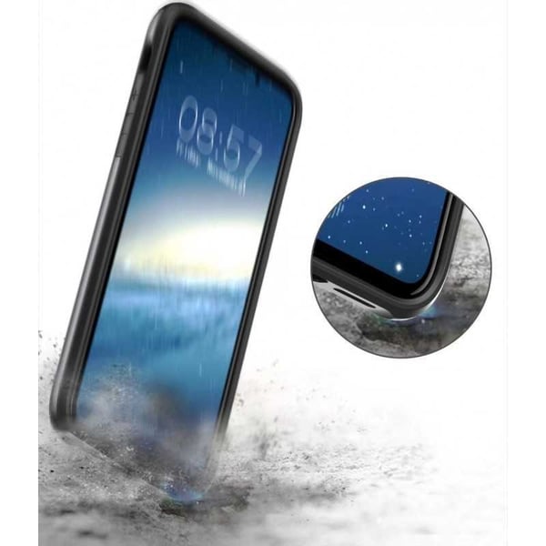 iPhone XS Iskunkestävä kotelo StreetWise-korttilokero