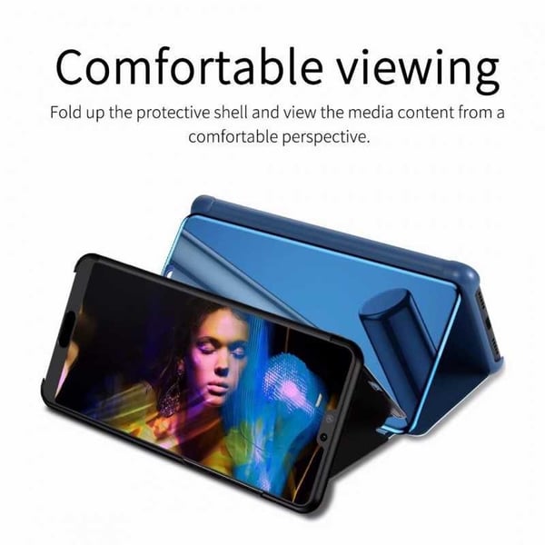 Huawei P20 Pro Smart Flip Case Clear View Seisova V2 Rocket