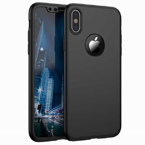 iPhone X | 360° 3in1 FullCover kuori + 0,26 mm 9H lasi