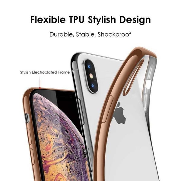 iPhone XS iskuja vaimentava kumikotelo