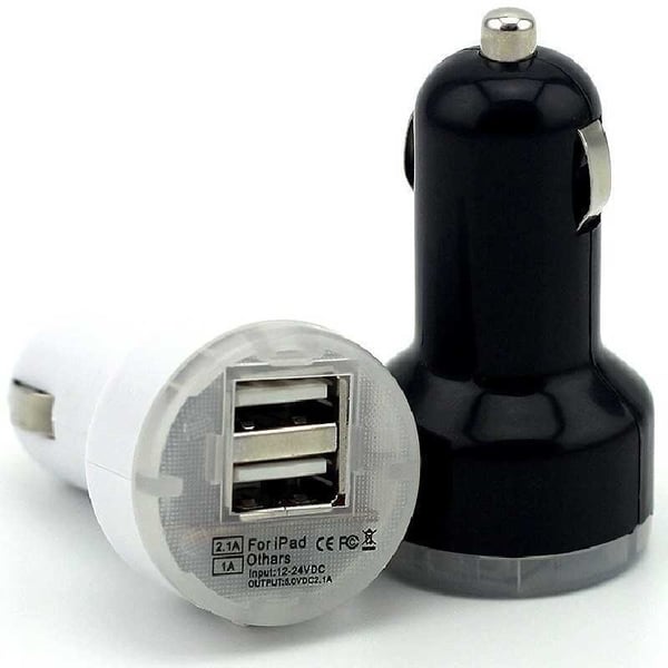 Universell Mini Billaddare Dubbel USB 2.1A