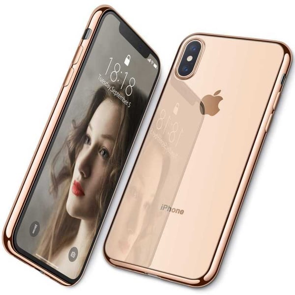 iPhone X iskuja vaimentava kumikotelo