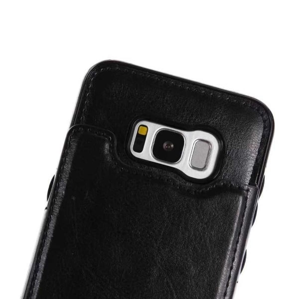 Samsung S8 Iskunkestävä kansikorttipidike 2-paikkainen Flippr