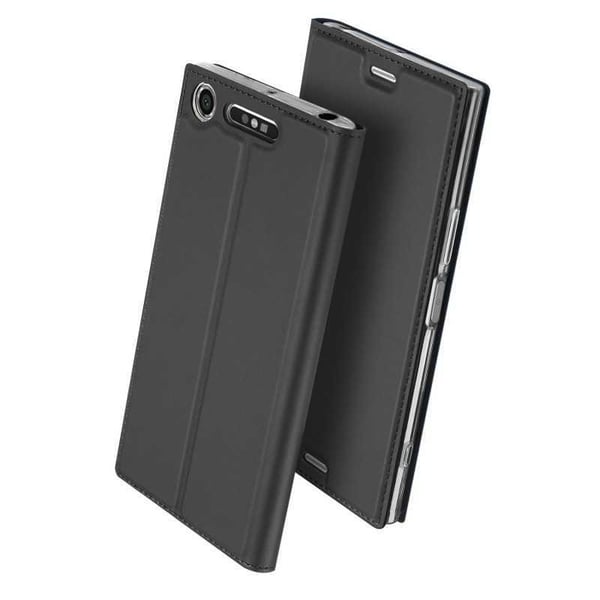 Xperia XZ1 Flip Case Skin Pro korttilokerolla