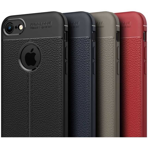 iPhone 7 Iskunkestävä ja iskuja vaimentava nahkatakki
