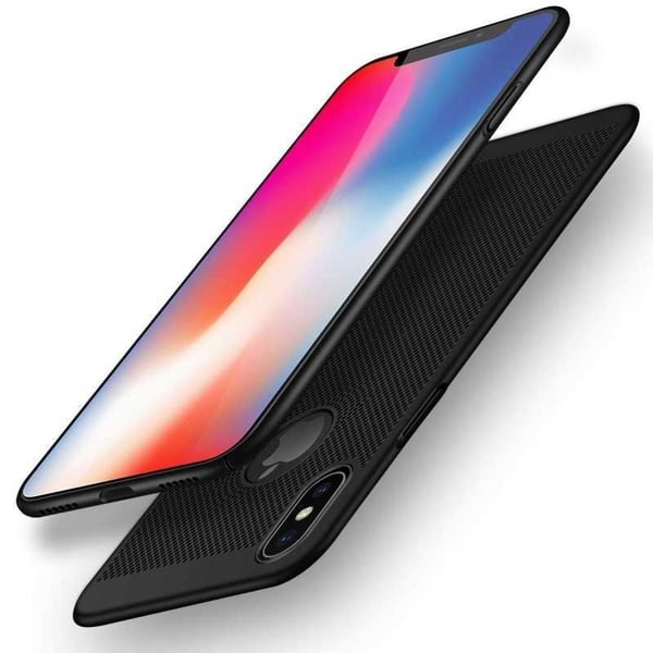 iPhone XS Max Iskunvaimennus Erittäin ohut kumipäällysteinen Case Breeze