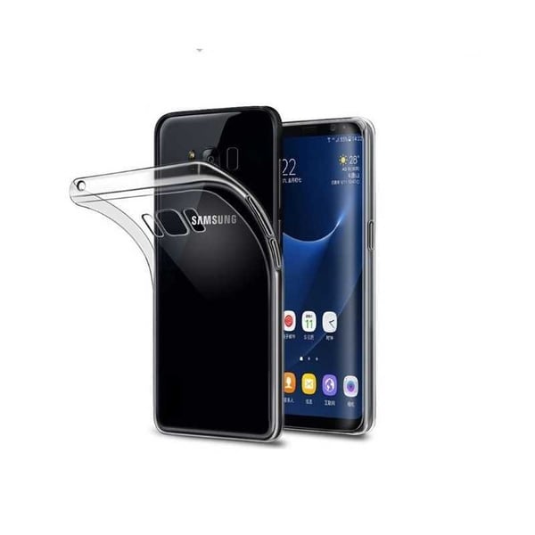 Yksinkertainen Samsung S8 -iskuja vaimentava silikonikotelo