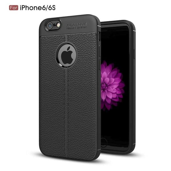 iPhone 6/6S Iskunkestävä ja iskuja vaimentava nahkatakki