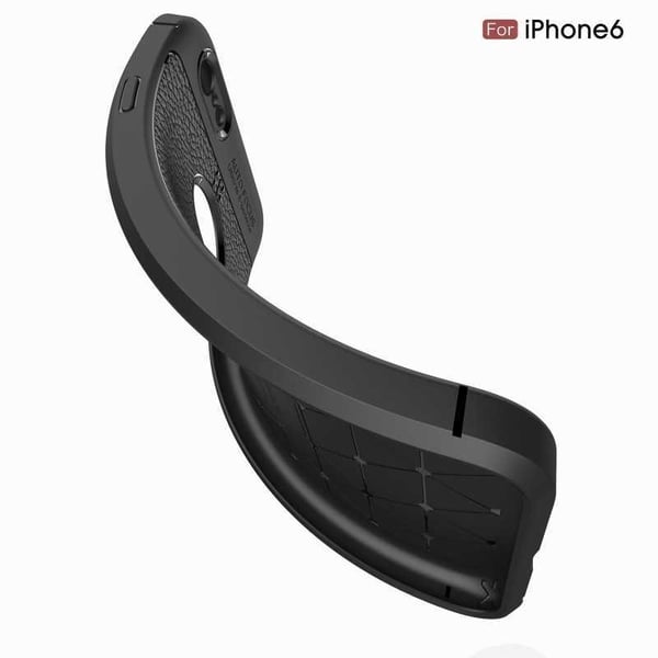 iPhone 6/6S Iskunkestävä ja iskuja vaimentava nahkatakki