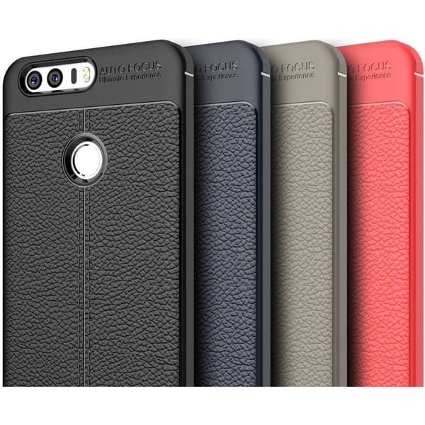 Honor 8 Stöttåligt & Stötdämpande Skal LeatherBack