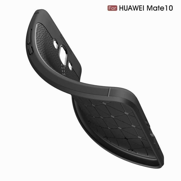 Mate 10 Lite iskunkestävä ja iskuja vaimentava nahkaselkäsuoja