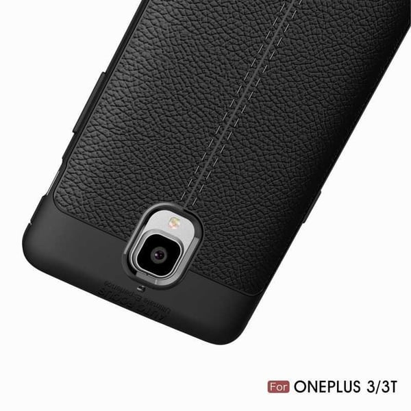 OnePlus 3 & 3T Stöttåligt & Stötdämpande Skal LeatherBack