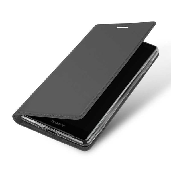 Xperia XZ2 Compact Flipfodral Skin Pro med Kortfack