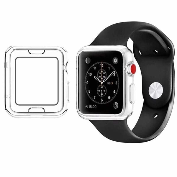 2-PACK Ultra-ohut TPU Shell Apple Watch 38mm