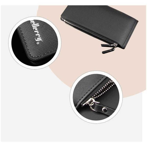 Premium-lompakko synteettistä nahkaa | RFID-suojaus
