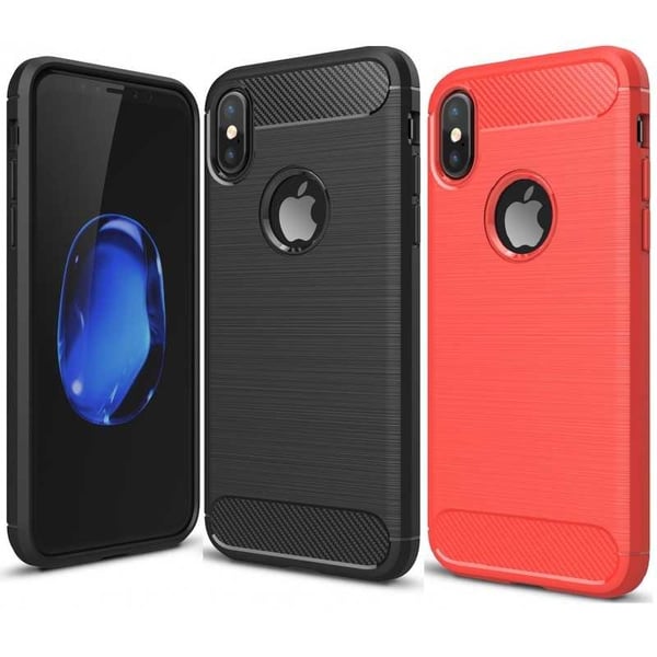 iPhone XS Iskunkestävä Iskunvaimennuskuori SlimCarbon