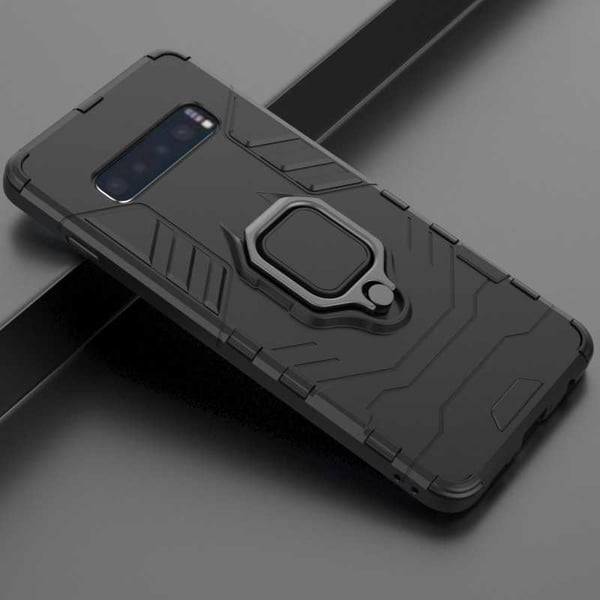 Samsung S10 Iskunkestävä suojus rengaspidikkeellä ThinArmor (SM-G973F)