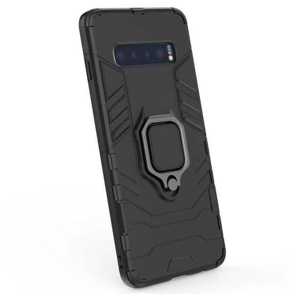 Samsung S10 Iskunkestävä suojus rengaspidikkeellä ThinArmor (SM-G973F)