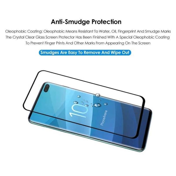 Samsung S10 Plus karkaistu lasi 0,26 mm 3D 9H Fullframe (SM-G975F)