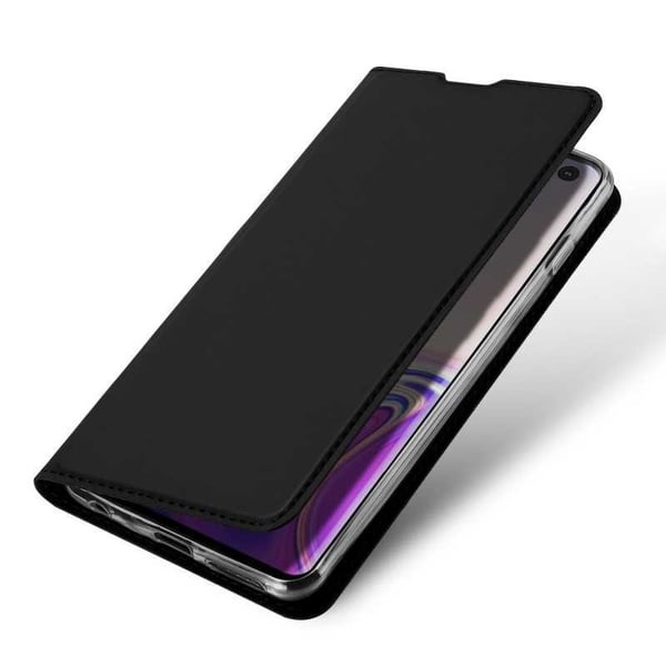 Samsung S10 Plus Flip Case Skin Pro korttilokerolla (SM-G975F)