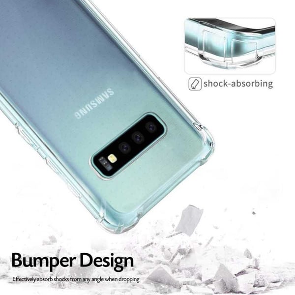 Samsung S10 Plus iskuja vaimentava silikonisuojus Iskunvaimennin (SM-G975F)