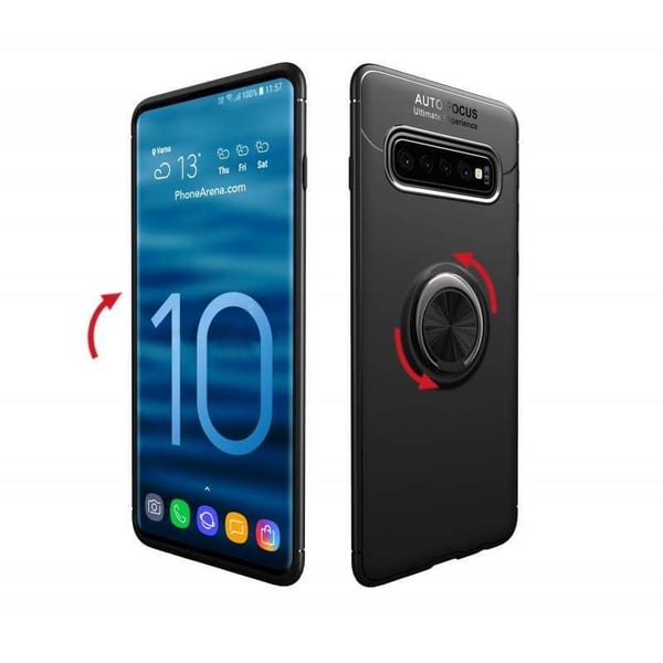 Samsung S10 praktisk støtsikker etui med ringholder V3 (SM-G973F)