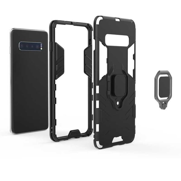 Samsung S10e Iskunkestävä suojus rengaspidikkeellä ThinArmor (SM-G970F)