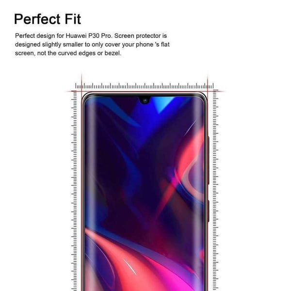 Huawei P30 Pro karkaistu lasi 0,26 mm 3D 9H Fullframe