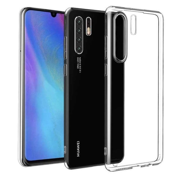 Yksinkertainen Huawei P30 Pro iskuja vaimentava silikonikuori Yksinkertainen Huawei P30 Pro iskuja vaimentava silikonikuori