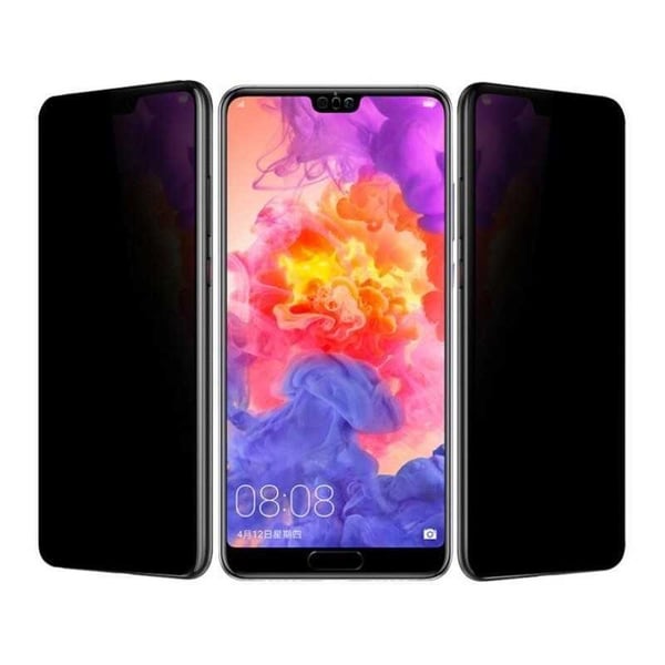 Huawei P30 Lite Privacy Karkaistu lasi 0,26mm 2,5D 9H