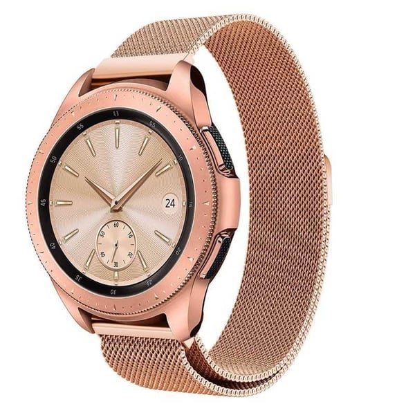 Universal urbånd Milanese løkke 20 mm - rosa guld