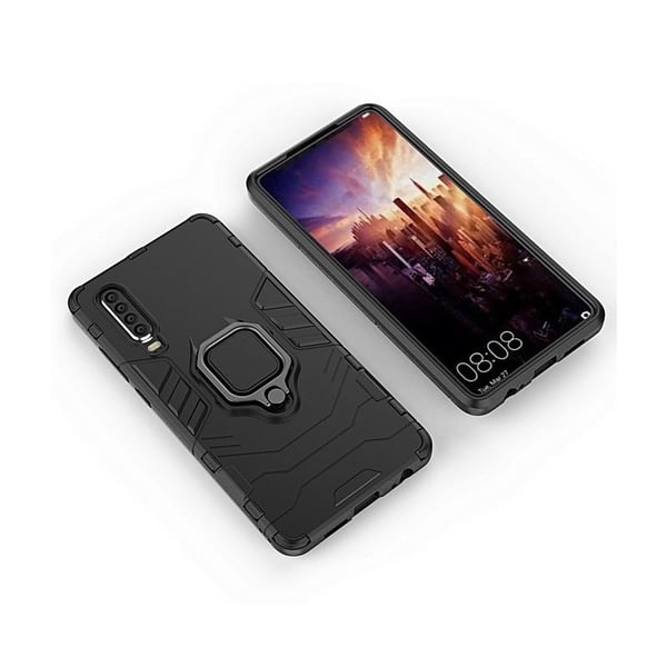 Huawei P30 iskunkestävä kotelo ThinArmor® sormustelineellä