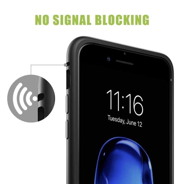 iPhone 8 Heltäckande Premium Skal Glassback V4
