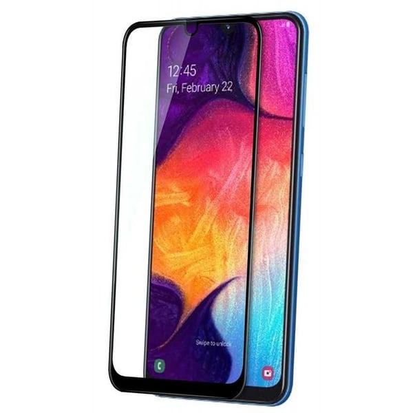 2-PACK Samsung A40 karkaistu lasi 0,26 mm 2,5D 9H Fullframe