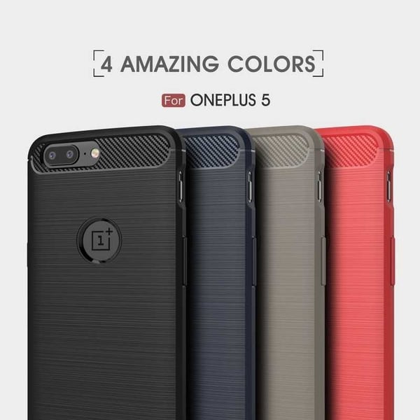 OnePlus 5T Iskunkestävä Iskunvaimennuskuori SlimCarbon