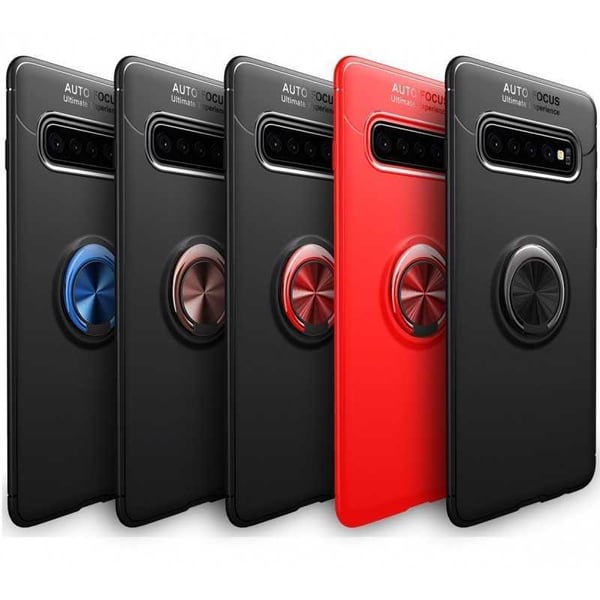 Samsung S10e Praktisk Stöttåligt Skal med Ringhållare V3 (SM-G970F)