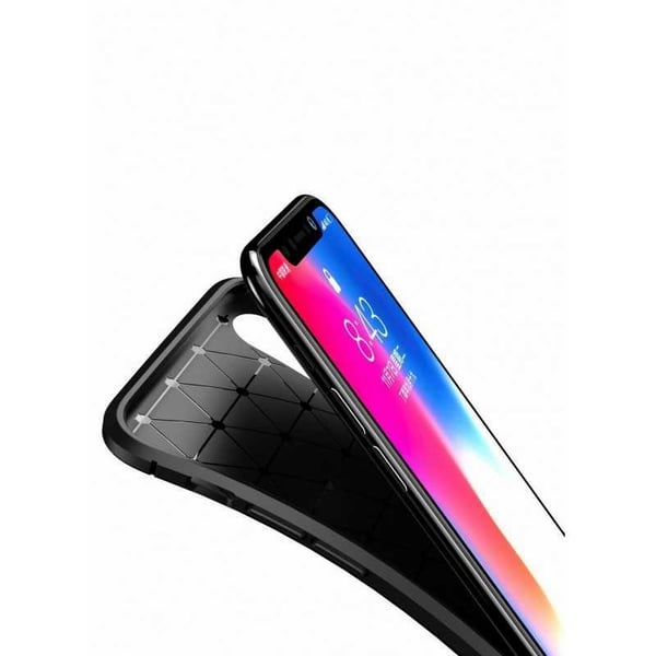 iPhone XS / X Iskunkestävä suojus FullCarbon V4