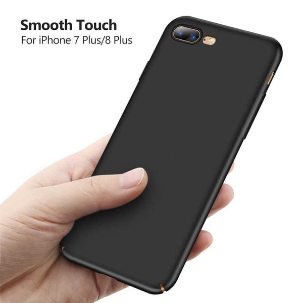 iPhone 8 Plus Ultratunt Mattsvart Skal Basic V2
