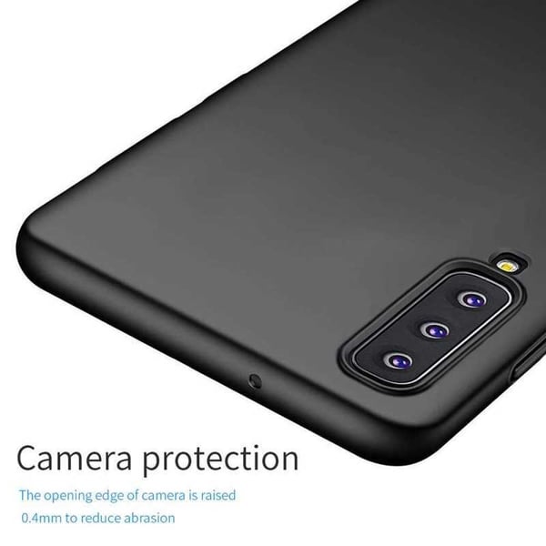 Samsung A7 2018 Ultratunt Mattsvart Skal Basic V2