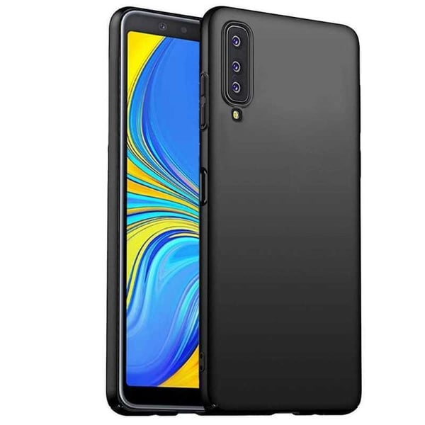 Samsung A7 2018 Ultratunt Mattsvart Skal Basic V2