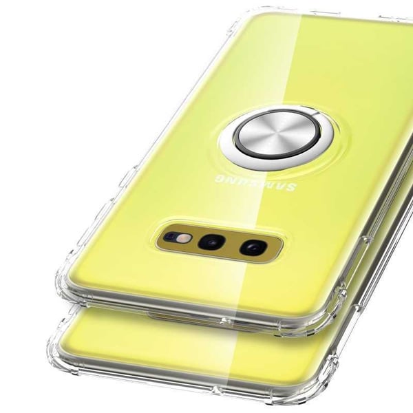 Samsung S10e Iskunkestävä kansi sormustelineellä Fresh