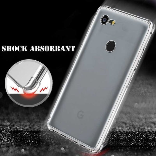Google Pixel 3a iskuja vaimentava silikonikuori Shockr