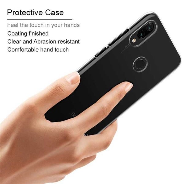 Redmi Note 7 iskuja vaimentava silikonikuori, yksinkertainen