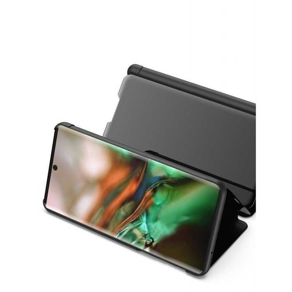 Samsung Note 10 Plus Smart Flip Case Clear View Seisova V2 Rocket