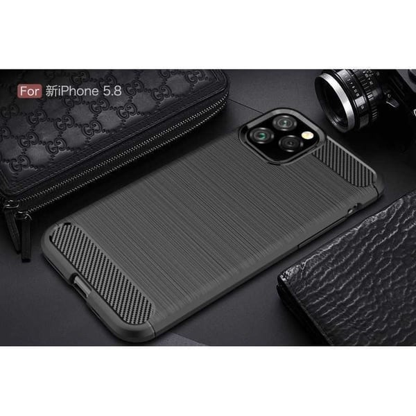 iPhone 11 Pro Max Iskunkestävä SlimCarbon-kuori