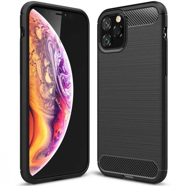 iPhone 11 Pro Max Iskunkestävä SlimCarbon-kuori
