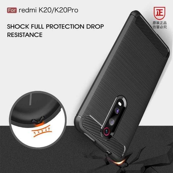 Xiaomi Mi 9T Pro Iskunkestävä SlimCarbon-kuori