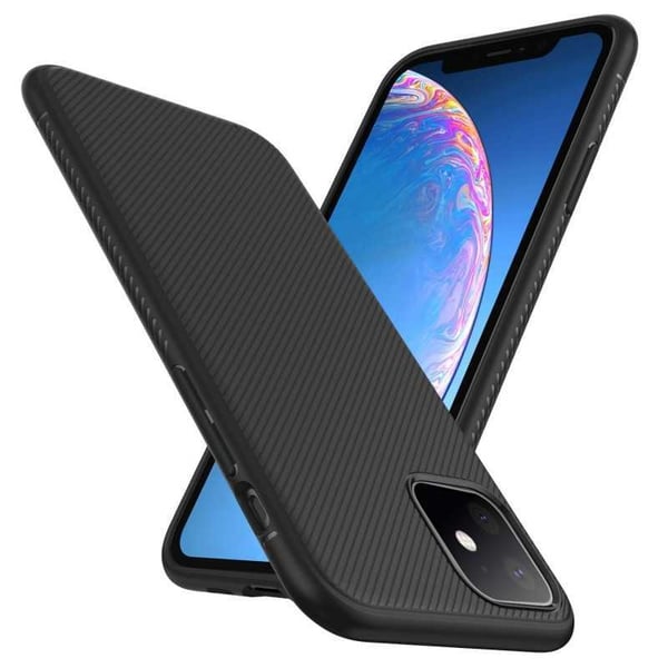iPhone 11 Ultratunn Stöttåligt Skal FullCarbon V3
