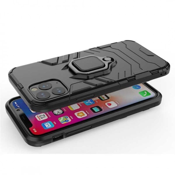 iPhone 11 Pro Iskunkestävä suojus rengaspidikkeellä ThinArmor